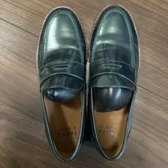 TAKEO KIKUCHI ブラック ローファー 24.5cm