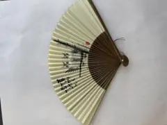 岡本肇　扇子　新水墨　夢はでっかく