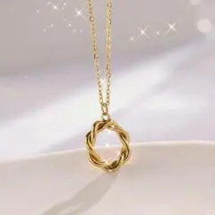 『品質保証』綺麗な18 K鎖骨チェーン麻花のネックレス6400