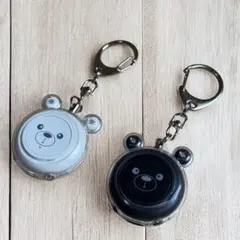 防犯ブザー ベル アラーム 2個セット 大音量 USB充電式 LEDライト 通学