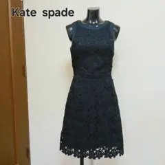 Kate Spade ケイトスペード ノースリーブ ワンピース ブラックサイズO