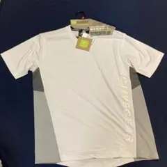 ACTIVEGEAR VネックTシャツ ホワイト/グレー