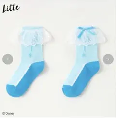 【新品未使用】LITTC×ディズニー　コラボソックス　エルサ