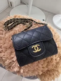 シャネル ノベルティ CHANEL ショルダーバッグ 斜め掛け ブラック