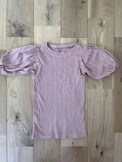 SOOR PLOOM Balloon Tee Clay Pointelle 4y