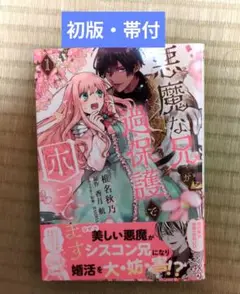 【初版・帯付】悪魔な兄が過保護で困ってます　1巻