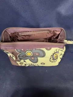 レスポートサック 花柄ポーチ 中型