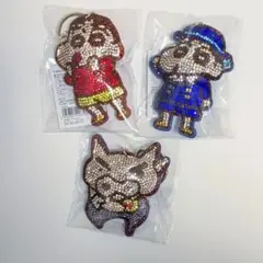 クレヨンしんちゃんキラデコキーホルダー まとめ売り 3点セット