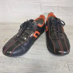★良品★　NEGRONI　ネグローニ　24.5　　ドライビング　黒　スニーカー