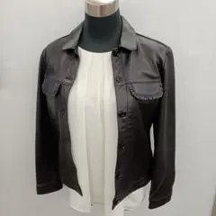 【数量限定】ピンクハウス 人気の黒 ライダース ジャケット