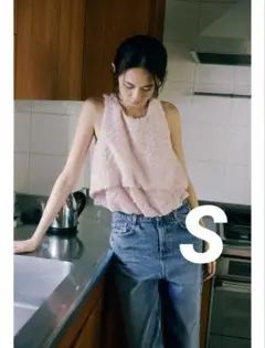 完売品 ZARA フリンジ付きパフトップス S新品タグ付き