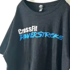 ネクストレベル クロスフィット パワーストローク Tシャツ L グレー古着