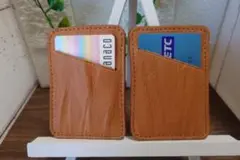 バッファローヌメ革　カードケース