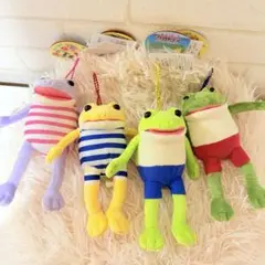 おとぼけケロピョン　バケーション　ボールチェーンマスコット　コンプリート