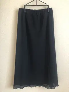 スカート チェック柄 ロング丈