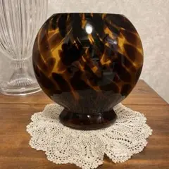豹柄 フラワーベース