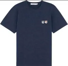 ネイビーTシャツ MAISON KITSUNÉ Tシャツ size M