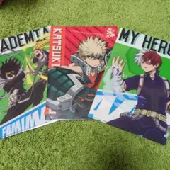 僕のヒーローアカデミアミニファイル3枚セット