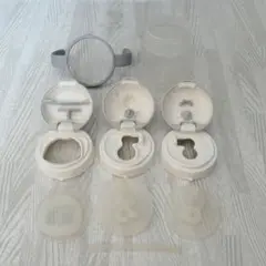 Combi ラクマグ　はじめてストロー　はじめてコップ　漏れないストロー　グレー