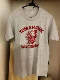 SCREEN STARS トマホーク・ウィスコンシン Tシャツ グレー