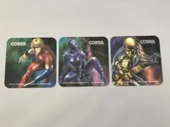 コブラ　COBRA 紙製コースター　3枚セット
