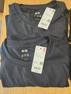 ユニクロ ドライEX Tシャツ ブラック L 2枚セット
