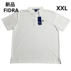 F645 新品 フィドラ ポロシャツ 半袖 カットソー ゴルフ メンズ XXL