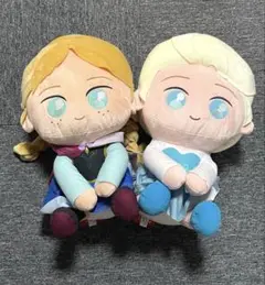 アナと雪の女王 うるりぃみぃ ラウンドワン ぬいぐるみ アナ エルサ オラフ アナ＆エルサ＆オラフのぬぐるみ！セガ／ラウンドワン限定『アナ