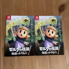 ゼルダの伝説 知恵のかりもの パンフレット Switch 2枚