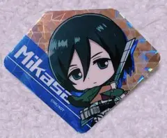 新品 進撃の巨人 season3 ミカサ プリズム バッジ