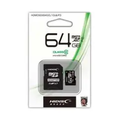 HIDISC 64GB microSD メモリーカード class10