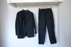 【ユニクロU】コットンリネン セットアップ ブラック S / XS