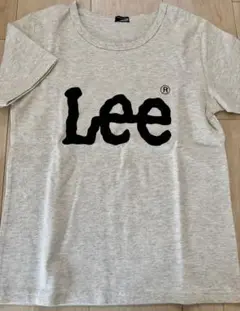 Lee ロゴプリント Tシャツ グレー