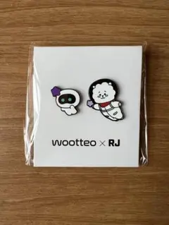 新品未開封 wootteo × RJ コラボレーション ピンバッジセット