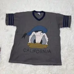 ☆未使用　ビンテージ　90s　USA製　ドナルドダック　でかプリント　Tシャツ