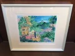 平野琳人 月光 リトグラフ 平野琳人 月光 リトグラフ - 絵画高価