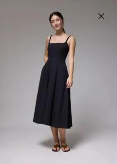 Love bonito ストライプカップ付きワンピース
