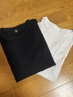 GU 今期　コットンスムースクールネックＴ　Ｌ