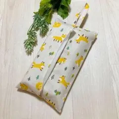 動物柄 ティッシュボックスカバー