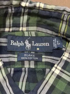 最終値下 90s Ralph Lauren BLAKE 香港製 L ボタンダウン