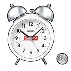 Supreme Seiko Alarm Clock White シュプリーム