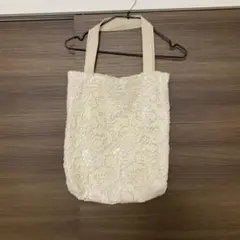 トートバッグ 網目模様