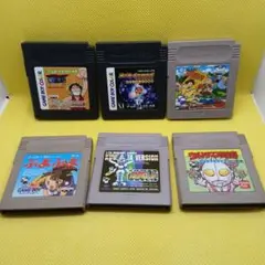 ゲームボーイ　ワンピース　他　６作品　ソフトのみ　６本　動作品