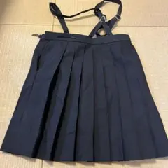 紺色　プリーツスカート　140