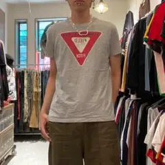 アバクロ 90s M y2k アーカイブ プリント シングルステッチTシャツ