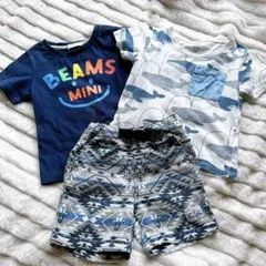 値下げ⭐︎BEAMS MINI Tシャツ & パンツ グラニフ Tシャツ セット