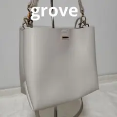 grove グローブ　ハンド・ショルダーバッグ　2WAY