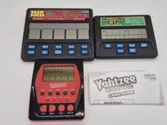 ポーカー、ブラックジャック、ヤッツィー ゲーム機3点セット