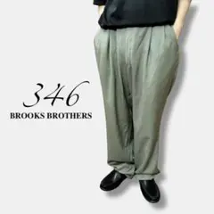 ★USA古着★346 BROOKS BROTHERS タックパンツSL1-750