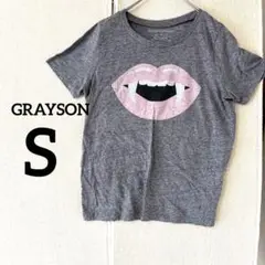 GRAYSON/THREADS バンパイア口 Tシャツ Sサイズ グレー